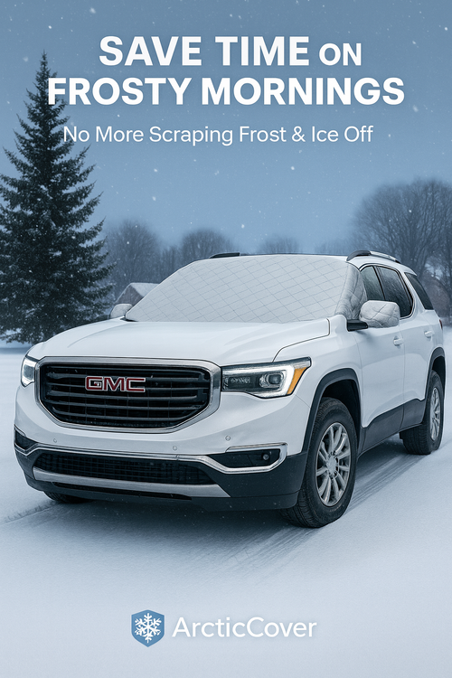 ArcticCover™ 2025 Upgraded Magnetic Windshield Snow Cover – All-Season Waterproof Ice & Frost Protector for Cars & SUVs