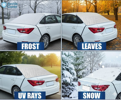 ArcticCover™ Rear Windshield Snow Guard — Heavy-Duty Winter Back Window Cover
